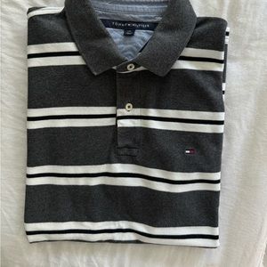 Tommy Hilfiger Men’s Short Sleeve Striped Polo Size L